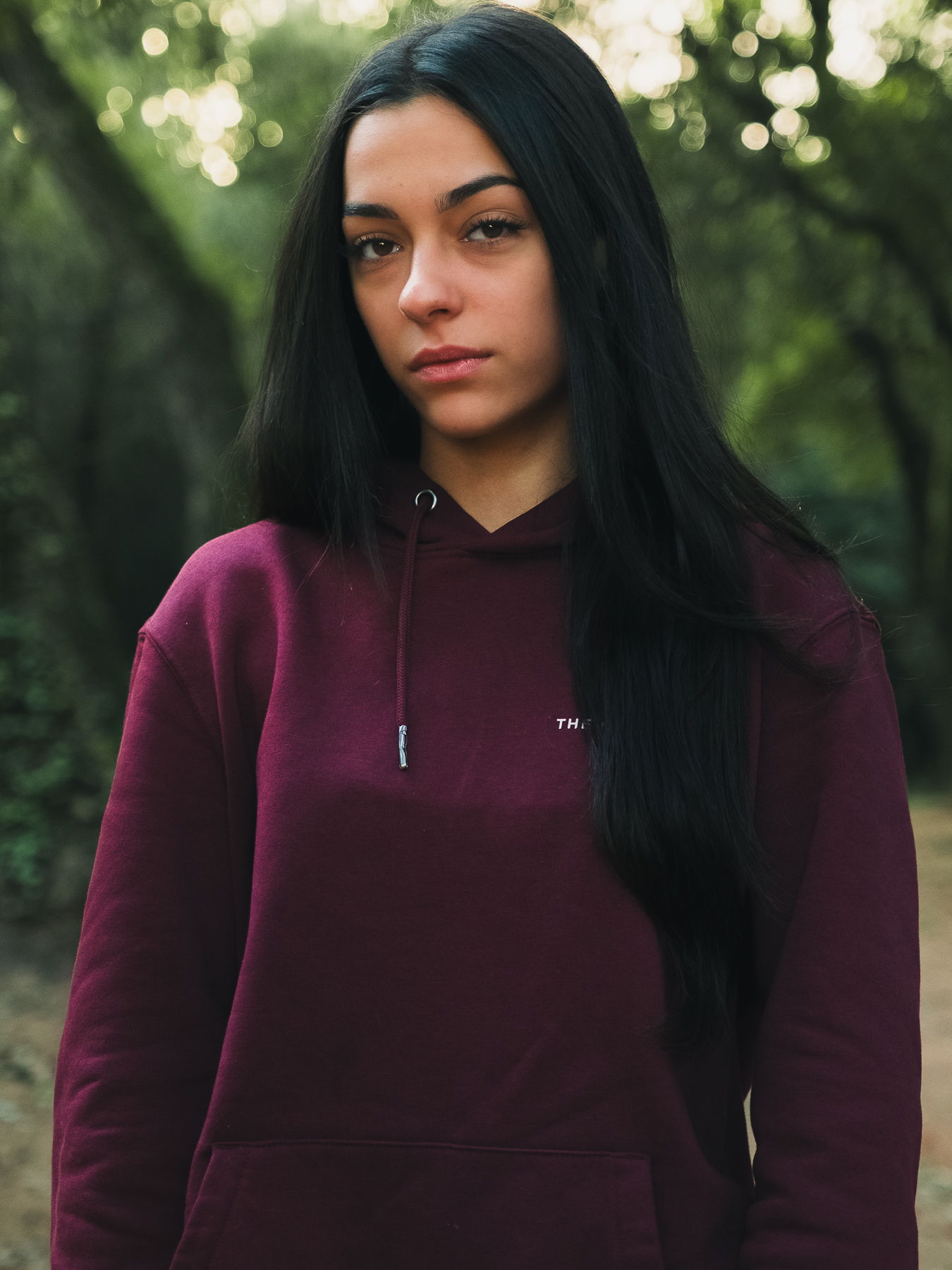 GORROS-6 Hoodie - The Pulse Crimson Drift - Image 1