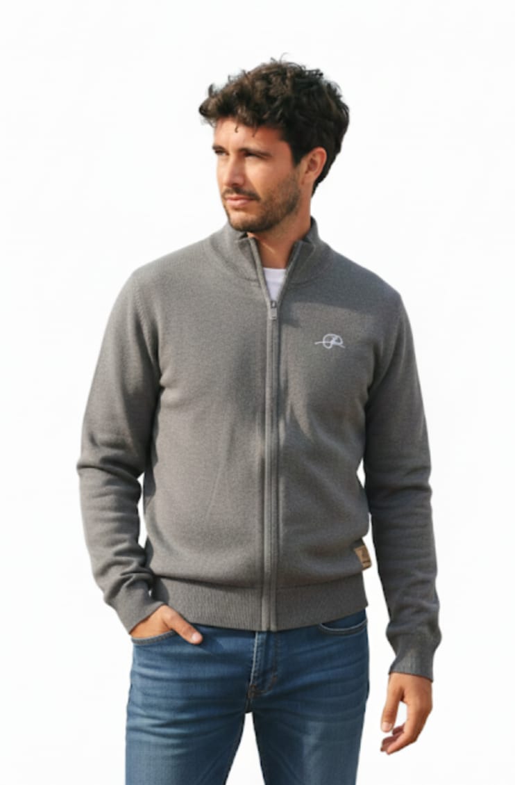 WhatsApp Image 2025-12-02 at 18.18.01 Soft Knit Jacket - Obsidian - Image 1